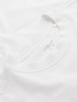 Męski bawełniany t-shirt LOOSE FIT z okrągłym dekoltem – kremowy V2 OM-TSBC-0234 