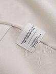 Men's structured knit sweatpants - light beige V1 OM-PASK-0211