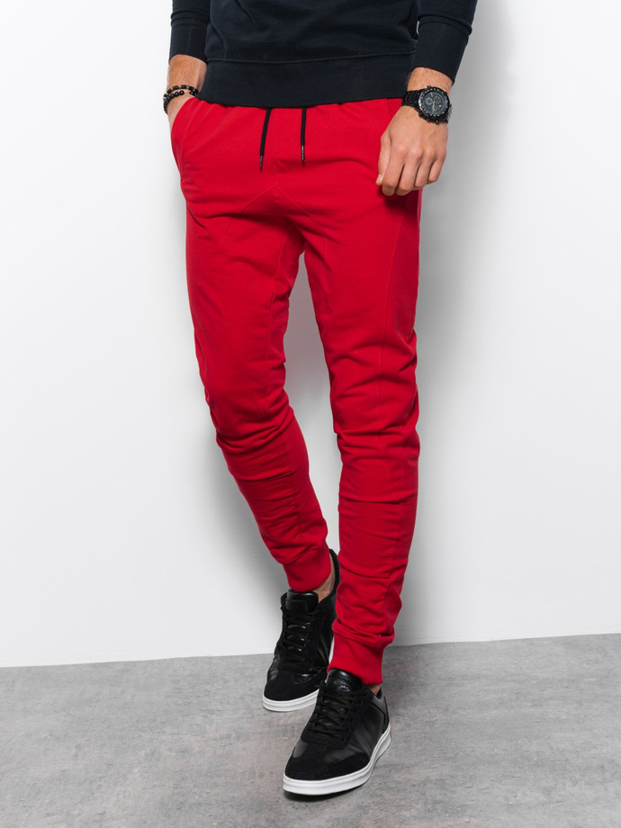 Men's sweatpants - red P952