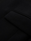 Men's coat with asymmetrical fastening and high collar - light brown V4 OM-COWC-0120