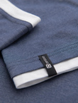 Men's SLIM FIT T-shirt with round neckline and logo - white V1 OM-TSCT-0220