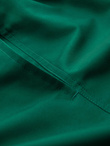 Men's two-tone ribbed swim shorts - dark green V3 OM-SRBS-0141