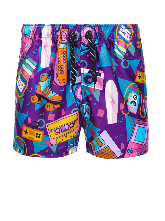 Men's swimming shorts - violet W318