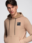 Men's sweatshirt set hoodie + sweatpants - brown V3 Z107