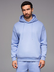 Unisex sweatshirt with hood and pockets - lavender V9 OU-SNBC-0105