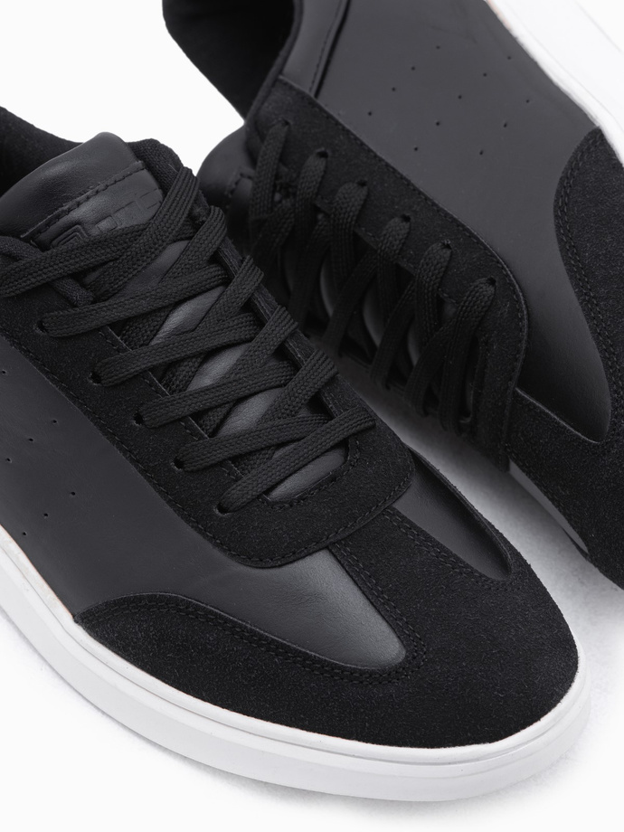 Casual shoes men's sneakers OLDSCHOOL - black V2 OM-FOCS-0104