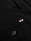 Spodnie męskie chino SLIM FIT - czarne V4 OM-PACP-0186