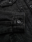 Men's denim jacket katana with washem - black V3 OM-JADJ-0219