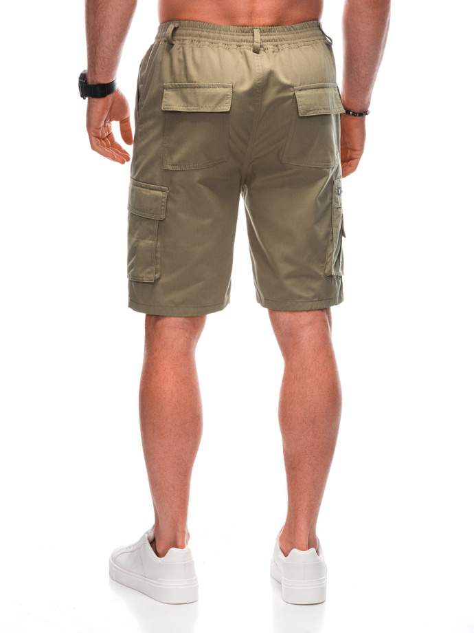 Men's cargo shorts W495 - camel