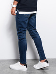 Spodnie męskie jeansowe SKINNY FIT - niebieskie P1060
