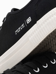 Classic low men's BASIC sneakers - black V4 OM-FOTL-0145