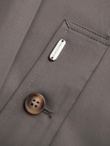 Men's insulated coat with hood and concealed zipper - black V1 OM-COWC-0110