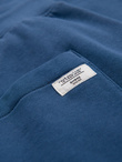 Men's sweatpants with unlined leg - dark blue V4 OM-PABS-0206