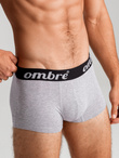 Men's cotton boxer shorts with contrasting elastic - 7-pack mix V2 OM-UNBO-0100