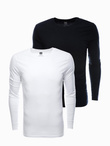 Men's plain longsleeve - mix 2-pack Z43