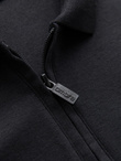 Men's zippered collar polo shirt - black V8 OM-POSS-0132