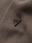 Golf men's knitted sweater - gray-brown V1 OM-SWTN-0163