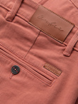 Men's denim classic shorts with rolled up leg - coral V6 OM-SRDS-0162
