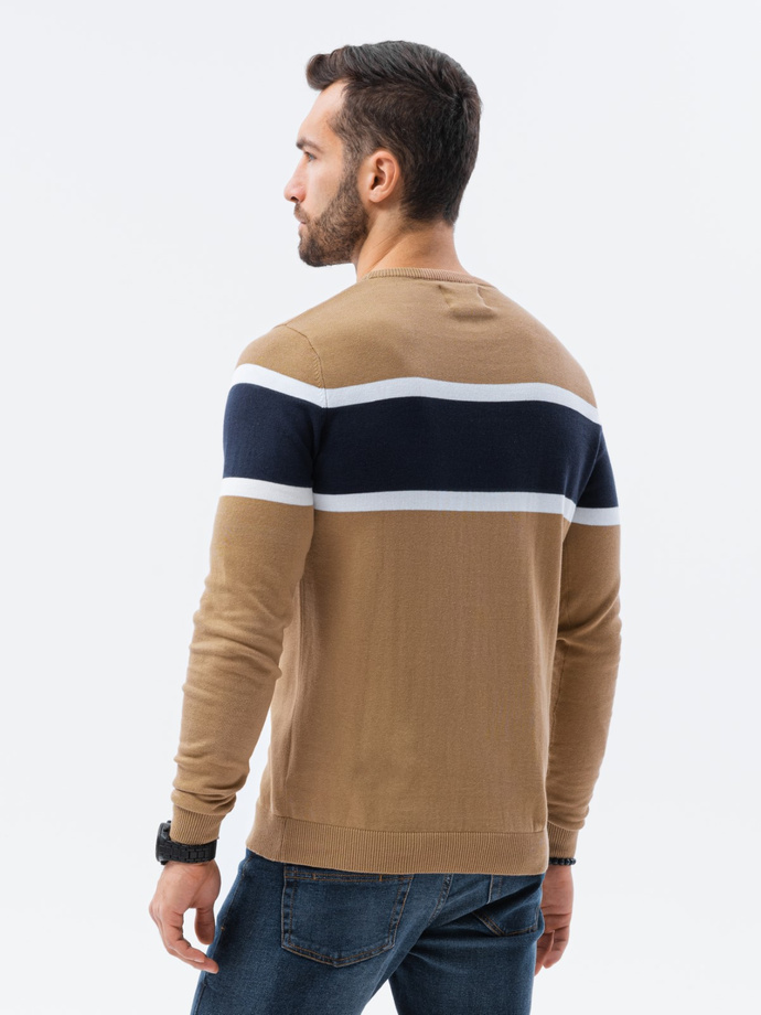 Sweter męski - camel V6 E190