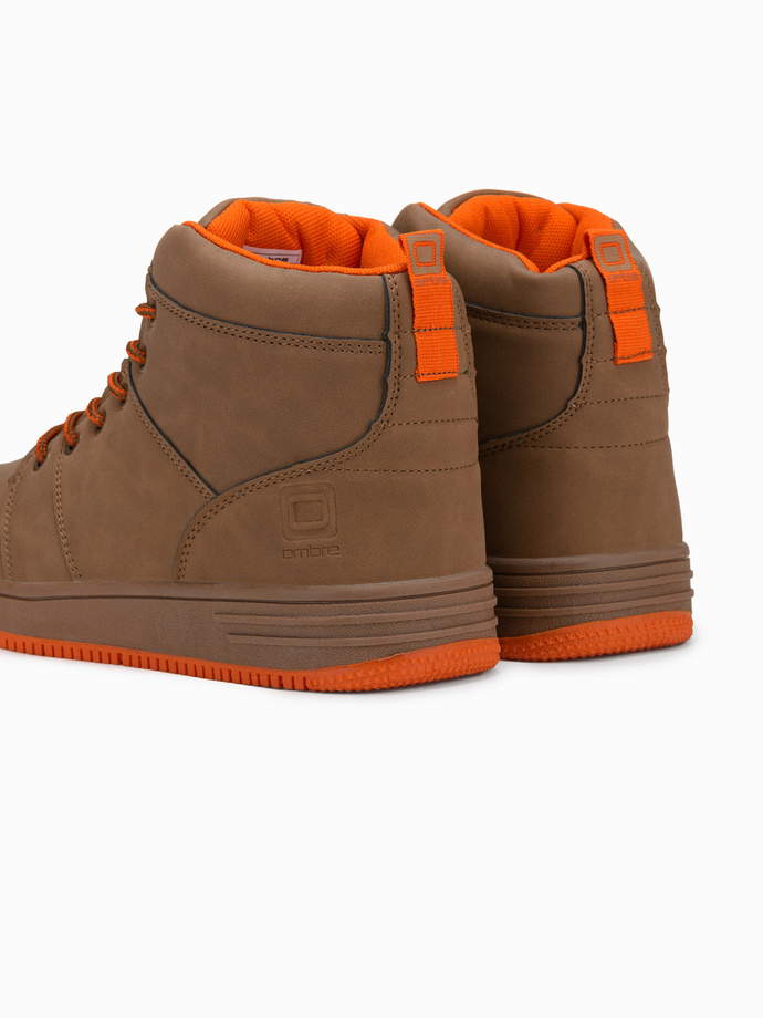 Men's sneakers - camel T311
