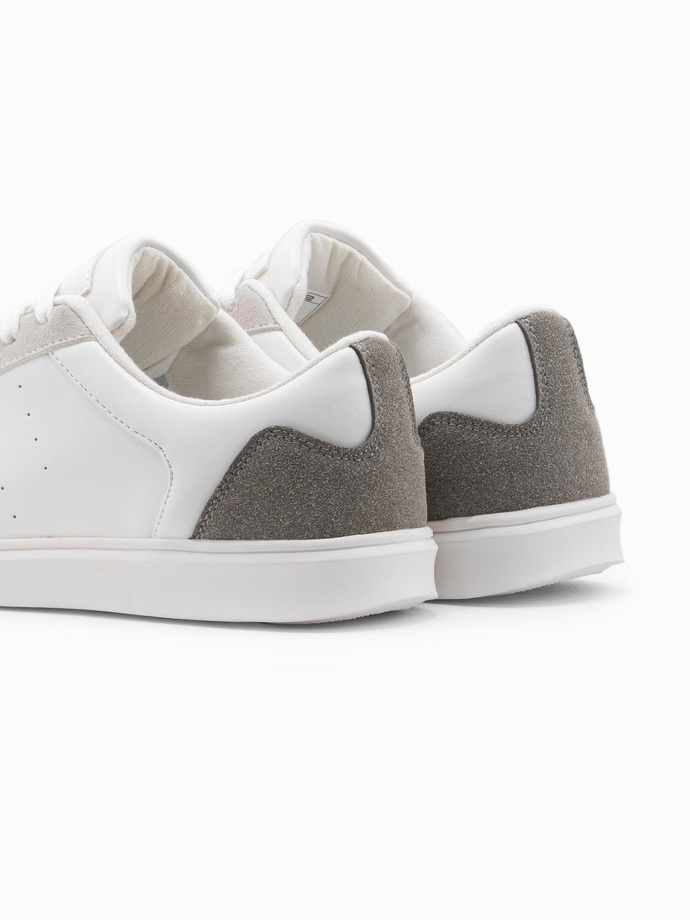 Casual men's sneaker shoes OLDSCHOOL - white V3 OM-FOCS-0104