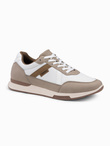 Men's mesh sneaker shoes - sand V1 OM-FOSL-0153