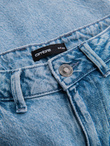Marmurkowe męskie spodnie jeansowe CARROT FIT – jasnoniebieskie V1 OM-PADP-0225
