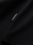 BASIC men's classic cotton T-shirt with a crew neckline - black V1 OM-TSBS-0145