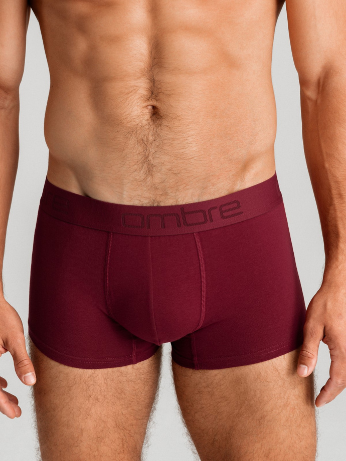 Bokserki męskie bawełniane z logowaniem - 3-pak mix V3 OM-UNBO-0105