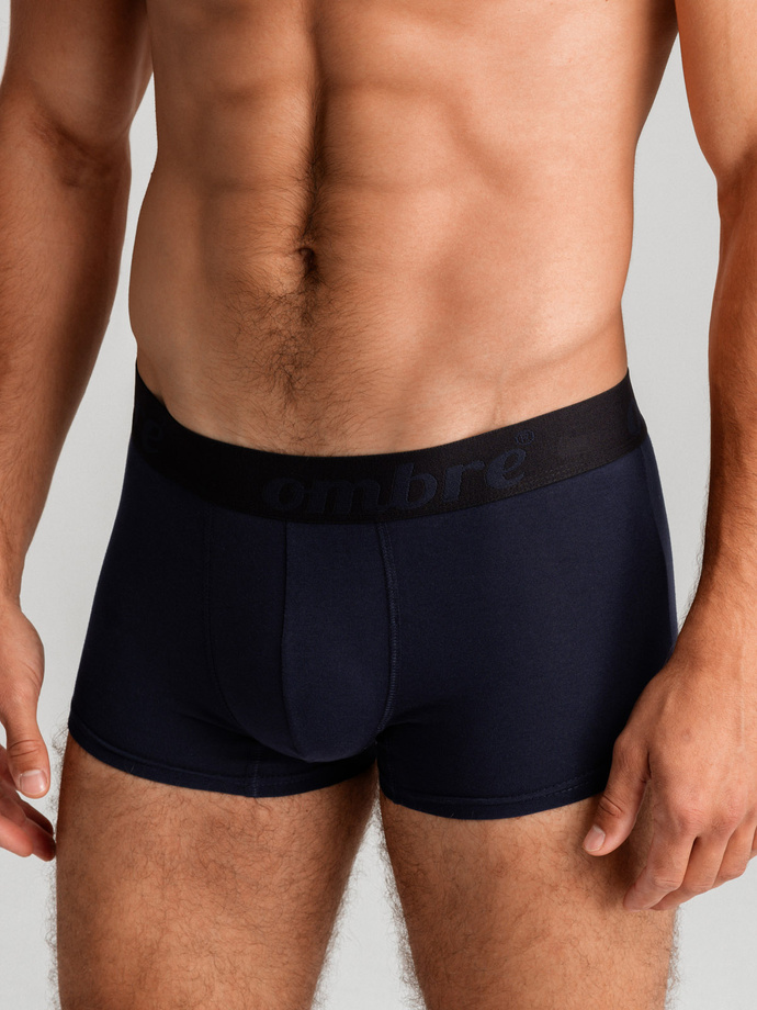 Bokserki męskie bawełniane z kontrastową gumą - 7-pak mix V2 OM-UNBO-0100