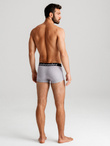 Men's cotton boxer shorts with contrasting elastic - 7-pack mix V2 OM-UNBO-0100