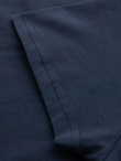 Men's casual t-shirt with pocket patch - navy blue V10 OM-TSCT-0109