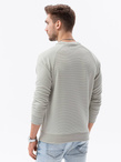 Men's hoodless sweatshirt - cream V8 B1156