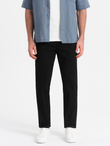 Men's SLIM FIT chino pants - black V4 OM-PACP-0186