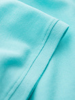 Men's BASIC single color pique knit polo shirt - mint V18 OM-POBS-0100