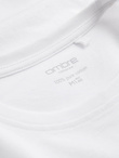 BASIC men's longsleeve with round neckline - white V4 OM-LSBL-0106