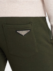 Men's jogger sweatpants - olive V1 OM-PASK-22FW-004