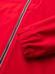 Men's jacket with fleece center SOFTSHELL-red V6 OM-JANP-0137