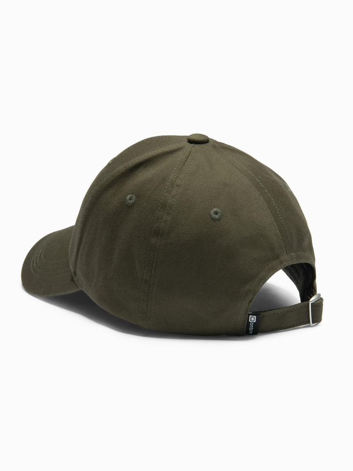 Men's one-color baseball cap - khaki V5 OM-ACCS-0105 