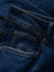 Spodnie męskie jeansowe SKINNY FIT - niebieskie P1060