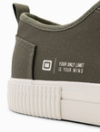 Classic men's BASIC low sneakers - olive V3 OM-FOTL-0145